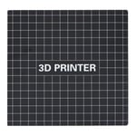 MAGIDEAL Feuille D'acier à Ressort 235mm + Autocollant de Plaque pour Imprimante 3D Creality Ender-3 / 3s