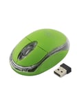 Esperanza TITANUM WIRELESS OPTICAL MOUSE 2.4GHz 3D USB CONDOR GREEN - 3D-hiiri - Optinen - 3 painiketta - Vihreä