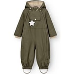 MINI A TURE Matwisti Fleece Lined Snowsuit Olive Night