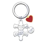 MNBVBV Cadeau Saint Valentin Pour Homme Femme Porte Clef Amoureux Idee Cadeau Couple Original Cadeau St Valentin Homme Cadeau Saint Valentin Femme Porte Clef Couple Cadeaux Saint Valentin