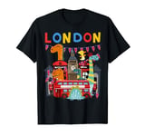 London Souvenirs Dinosaur Idea Kids & British Memorabilia T-Shirt