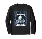 A Christmas Carol Book Cover With Ebeneezer Scrooge Long Sleeve T-Shirt