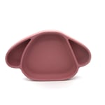 The Cotton Cloud Tallrik med sugkopp av silikon Milo Wild Rose