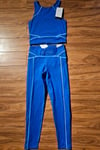 Women’s Nike Pro Tracksuit Cropped Tank Top Mid Rise 7/8 Leggings Sz S 