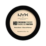 NYX Professional Makeup Poudre de Finition Compacte Perfectrice de Teint High Definition, Finit Mat, Contrôle de la Brillance, Teinte : Banana