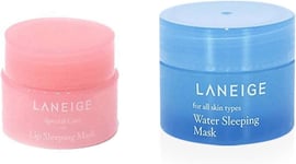 Laneige Water Sleeping Mask & Lip Sleeping Mask 15ml + 3g