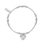 ChloBo SBMCMN3400 In Bloom HEART OF HOPE Bracelet - 925 Jewellery