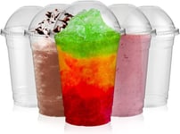 Signature Packaging - Plastic Smoothie Cups with Dome Lids - 16 oz (455 ml)