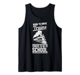 Train Gift Steam Engine Railway Model Locomotive Tank Top