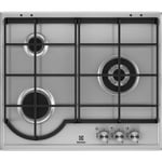 Cuisinière à gaz - Electrolux - EGH6333BOX - Acier inoxydable - 3 brûleurs - 1000 W