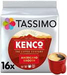 Tassimo Kenco Americano Smooth Coffee Pods (Pack of 5, Total 80 Coffee Capsules