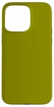 Coque pour iPhone 15 Pro Max Couleur vert olive simple