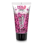 Glitter Me Up Holographic Face & Body Glitter Gel Princess Pink