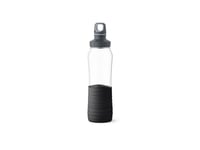 Emsa Kw Drink2go N31001, 700 Ml, Daglig Användning, Svart, Transparent, Glas, Skruvlock, Polypropylen (Pp)