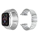 Lippa Apple Watch (38/40/SE/41/42mm) Armband i Rostfritt Stål - Silver