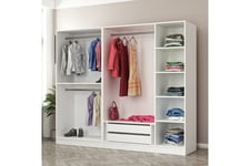 Fruitland Garderobe 225 cm - Hvit Garderobeskap & klesskap