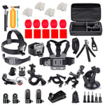 Set of universal accessories 63 in 1 for GoPro, DJI, Insta360, SJCam, Eken sports cameras (GoPro 63 in 1 set)