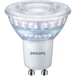 Philips Warm Glow LED-spotlampe, GU10, 2200-2700 K, 345 lm, dæmpbar