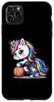 Coque pour iPhone 11 Pro Max Licorne mignonne de joueur de basket-ball