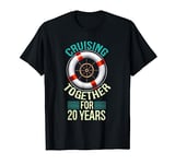 Cruising Together 20 Years 20th Wedding Anniversary Cruise T-Shirt