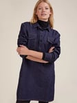 Baukjen Marjolein Organic Cotton Denim Dress, Dark Indigo