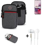 Belt bag + headphones for Samsung Galaxy S20 5G SD865 Phone case