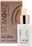 St Moriz Advanced Face Tanning Drops | Add Bronzing Drops to Skin Care (15 ml)