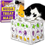 Cat Amazing Mega – Boîte à friandises pour Chat – Labyrinthe à friandises interactif – Mangeoire pour Chat – Boîte à friandises pour Chats d'intérieur – Jouet Alimentaire d'enrichissement – Meilleur