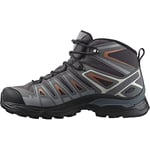Salomon X Ultra Pioneer Mid Gore-Tex Women's Hiking Waterproof Shoes, All weather, Secure foothold, and Stable & cushioned, Magnet, 3.5