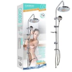 Salle de Bain Colonne Douche Loquet Chrome Robinet Pomme de Douche Tx-8200 Linq