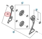 Shimano Ultegra RD-R8000 GS Växelkorg Inre växelkorg, R8000/RX800 GS