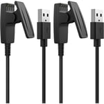 Lot de 2] Chargeur de Remplacement pour Garmin Forerunner 30/35/230/235/630/645/645 Music/735XT/Approach G10/S20/Vivomove hr, usb Data Sync Charge