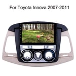 Navi Appareil de Navigation avec écran Tactile 9 Pouces - pour Toyota Innova 2007-201 Navigation avec Bluetooth Musique WiFi 4 g Support pour 64g SD GPS Android Navigation Device Voiture