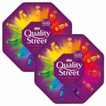 2x Quality Street 600g Assorted Milk Chocolate and Toffee Confectionery Gift Box