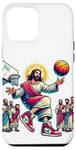 Coque pour iPhone 12 Pro Max Ballin with the Messiah Rejoignez la communauté Jesus Basketball