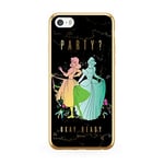 ERT GROUP Original Disney Princess TPU Case for iPhone 5, iPhone 5S, iPhone SE, Liquid Silicone Cover, Flexible and Slim, Protective for Screen, Shockproof and Anti-Scratch Phone Case Multicoloured