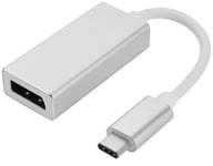 USB-C til Displayport adapter - 4K/60Hz - Sølv