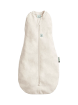 ergoPouch Organic Cocoon Baby Swaddle Sleeping Bag, 1 Tog, Oatmeal