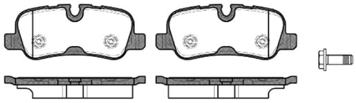 Bromsbelägg Remsa - Land-rover - Range rover, Discovery, Range rover sport. Nissan - Almera