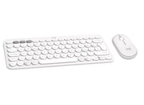 Logitech Pebble 2 - Multi Device Combo Keyboard & Mouse - White