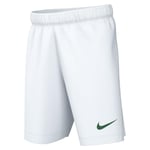 NIKE Boys Dri-fit Park 3 Shorts, White/Pine Green, XS EU