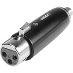 Hicon Adaptateur XLR HI-X3CI-FF XLR femelle - Cinch-RCA femelle 1 pc(s)