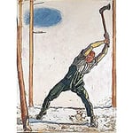 Ferdinand Hodler Woodcutter Unframed Wall Art Print Poster Home Decor Premium