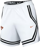 Nike Men's Dri-Fit DNA Crossover Shorts, White/Safety Orange, M