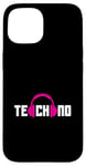 iPhone 15 Techno Lover Headphones Music Vibes Case