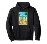 Vintage Distressed Fiji Islands South Pacific Ocean Vacation Pullover Hoodie