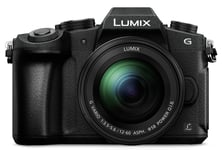 Panasonic Lumix G80 Mirrorless Camera, 12-60mm Lens - Black