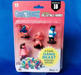 Gang Beasts 4 Figure Pack + 1 Rare Hidden Figure - Pack 2 Brand New Sealed