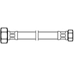 Fleksibel Slange Dn8 Fxf 1/2"X3/8" 40Cm