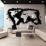 Papier Peint XXL "White Continents, Black Oceans..." 270x550cm